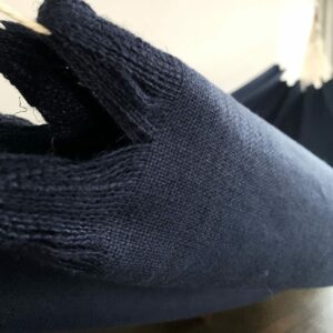 Hamac d’intérieur en lin bleu marine