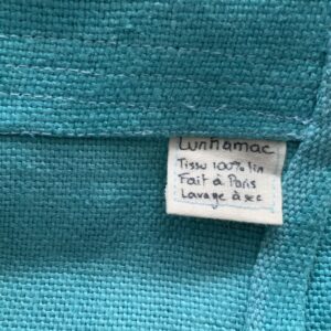 Hamac en lin bleu mer