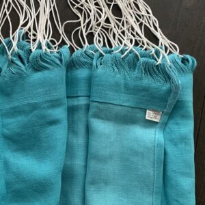 Hamac en lin bleu mer