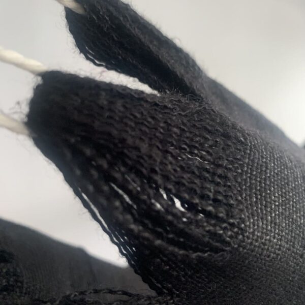 hamac en lin noir zoom