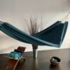 Hamac en lin bleu paon : le sauvage