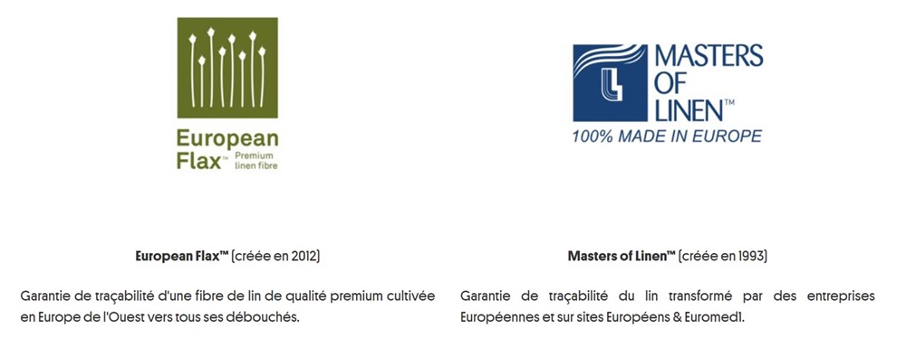 Label European flax et masters of linen