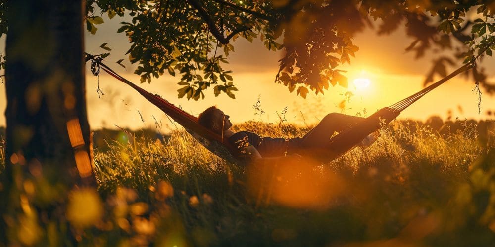 Le hamac pour bivouac et la détente
