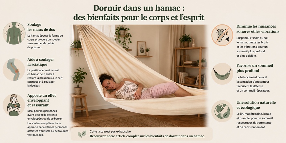 Installer un hamac chez soi pour tous ses bienfaits