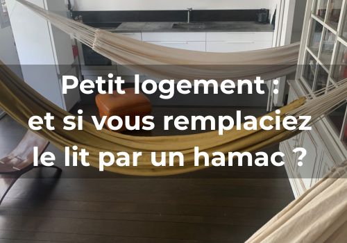 Petit logement : et si vous remplaciez le lit par un hamac ?