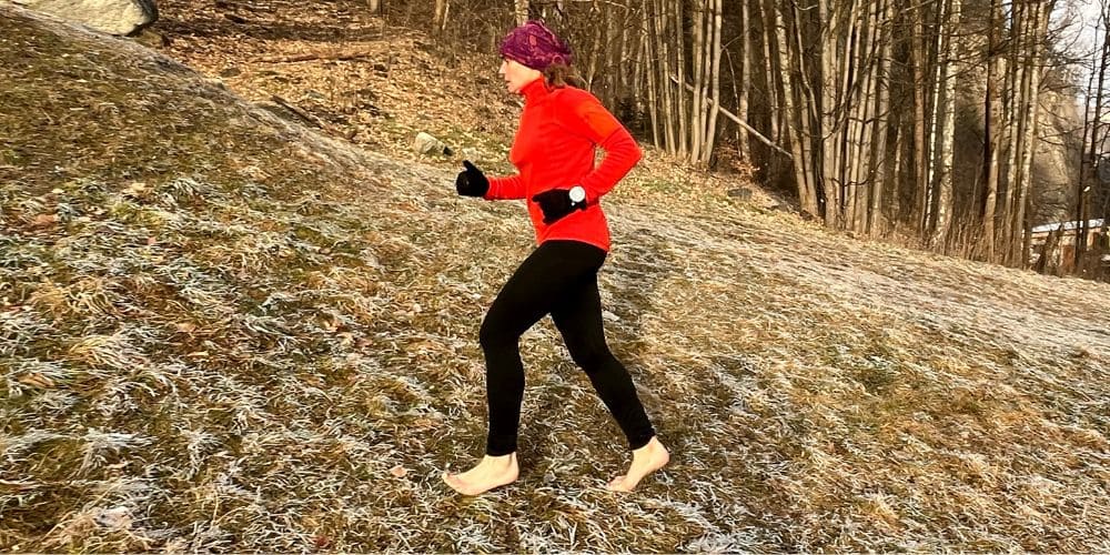 Expérimenter la course pieds nus