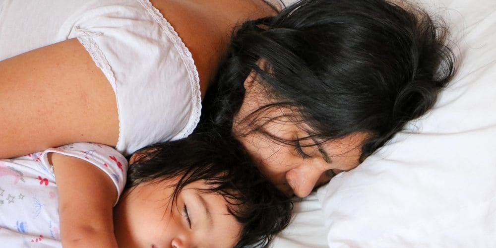 Une maman qui manque de sommeil