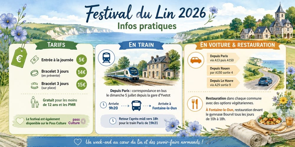 Festival du lin infos pratiques
