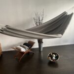 Nouveauté : Hamac d'intérieur en lin gris ardoise : le Minéral